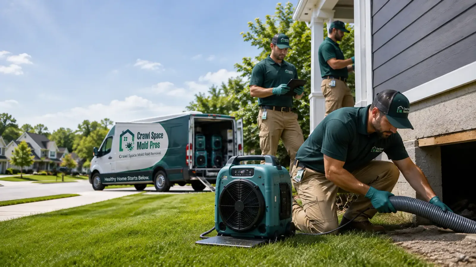 Crawl Space Mold Removal in Granada, CO